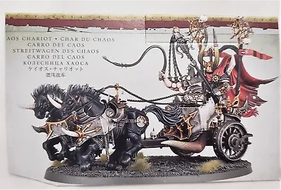 Chariot Chaos Warriors Gorebeast NO BOX Warhammer Age Sigmar Slaves To Darkness • $49.76