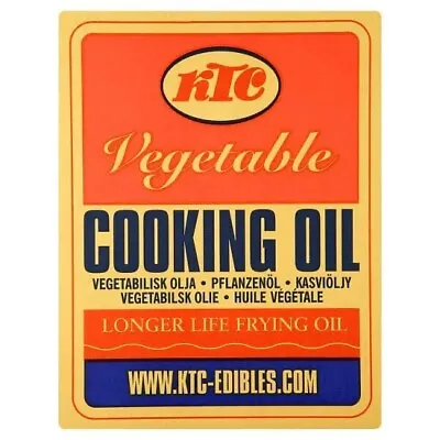 KTC Vegetable Cooking Oil 20L Catering Pack 20 Litres (cardboard Outer)  • £41.99