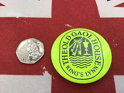 Vintage The Old Gaol House Kings Lynn Button Badge • $2.49