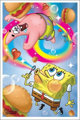 £17.94 • Buy 91023 SPONGEBOB SQUAREPANTS TV SHOW RAINBOW Wall Print Poster UK
