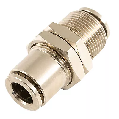 Lifeline Push In Tube Fitting 6mm Bulkhead For Fire Extinguisher - Race/Rally • £16.32