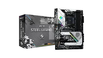 Asrock X570 Steel Legend 90-MXBAR0-A0UAYZ Motherboard (AM4 4x DDR4 DIMM A /T2AU • $926.55