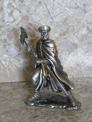 2006 Veronese Miniature Pewter Knight Crusader W/ Axe Collectible Figurine 4   • $49.99