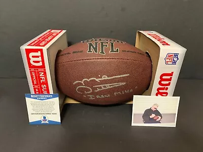 Mike Ditka Iron Mike Chicago Bears Autographed Signed NFL Football Beckett COA  • $129.99