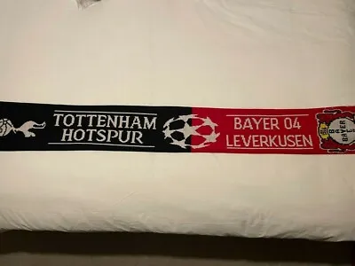 £17.50 • Buy Tottenham Hotspur V Bayer Leverkusen Scarf Spurs 2016 Champions League - Rare 
