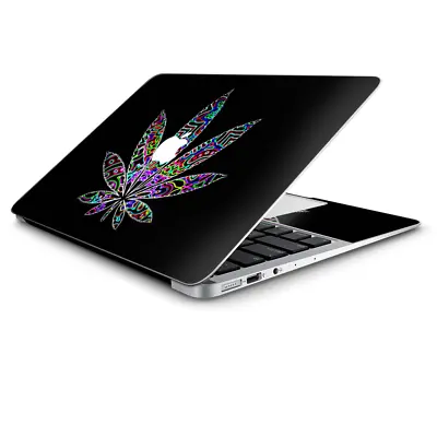 Skin Wrap For Macbook Air 11 Inch  Pot Leaf Marijuana Colorful Retro • $14.98