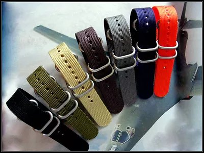 1pc NATO G10 UTC SS Ballistic Nylon Military Dive Watch Band Strap IW SUISSE USA • $17.94