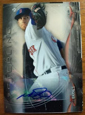 Matt Barnes 2014 Bowman Sterling  Prospect Auto #bspa-mba Red Sox • $4.99