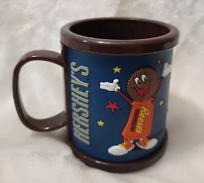 3D Hershey Kisses Plastic Brown Vintage Coffee Cup Mug Reeses Charles Products • $6.90