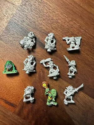 Snotlings & Squigs Swarm (x10) Warhammer 40k Orcs Goblins Metal OOP Rogue Trader • $12.63