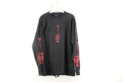 Vtg Danzig I Luciferi Tour 2002 Black Angelic Rebellion Thrashed T-Shirt Mens L • $135.16