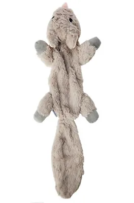 Happypet Plush Super Soft Unstuffed Chipmunk Dog Toy With Squeak • £1.99