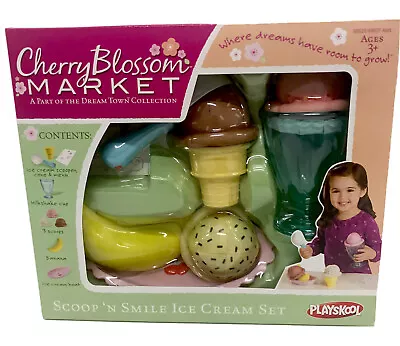 Playskool Cherry Blossom Market - Scoop 'N Smile Ice Cream Set • $27.54