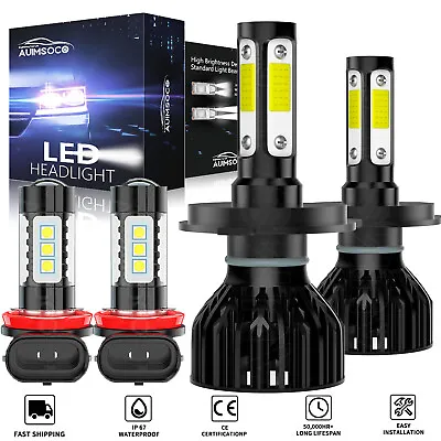 For Toyota Highlander 2008-2010 Bright LED Headlight + Fog Light Bulbs Combo Kit • $39.99