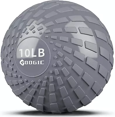 GOOGIC Slam Medicine Ball 10/15 LB Weighted Med Ball For Exercise Suitable For  • $37.88