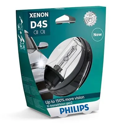 Philips X-tremeVision D4S Headlight 150% More Light Xenon Bulb 42402XV2S1 Single • $93.34
