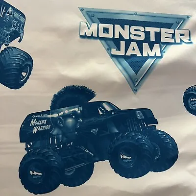 2021 Monster Jam Monster Trucks TWIN Flat Sheet • $11.97