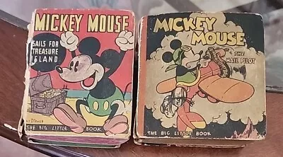 2 MICKEY MOUSE  1933 + BIG LITTLE BOOKS Both Fair Condition  • $15