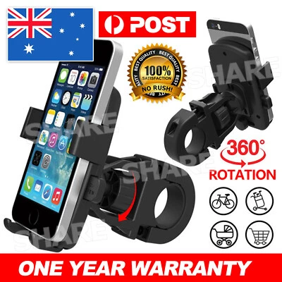 $13.95 • Buy 360° Rotation Mobile Phone Holder Handlebar Mount For Motorcycle Bicycle Bike