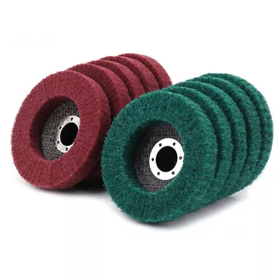 £10.91 • Buy 4  Nylon Fiber Wheel Flap Disc Abrasive Polishing Buffing Pad  For Angle Grinder