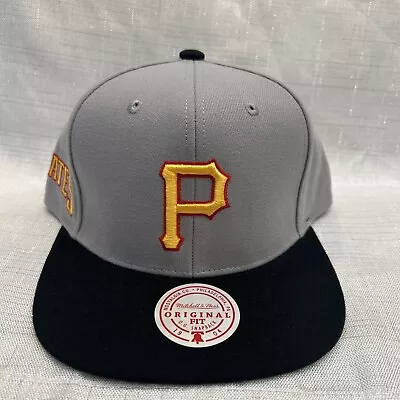 Mitchell & Ness Pittsburgh Pirates Away Coop 2 Tone Adjustable Snapback Hat Cap • $26.99