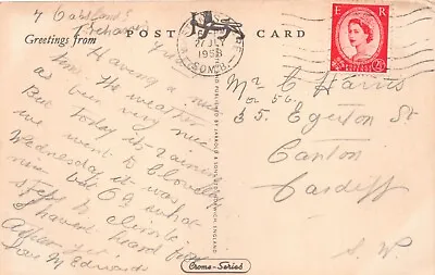 Family History - Genealogy - Postcard - Harris - Cardiff Canton Egerton Street • £2.99