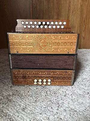 Vintage Horner 21 Button Accordion. Works!!! • $112.50