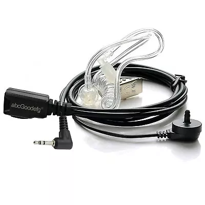 2Pin Acoustic Tube Walkie Talkie Earpiece Headset Mic PTT Two-way Security Radio • $12.65