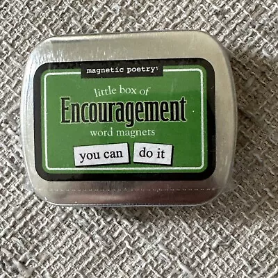 Magnetic Poetry Little Box Of ENCOURAGEMENT Word Magnets • $7.79