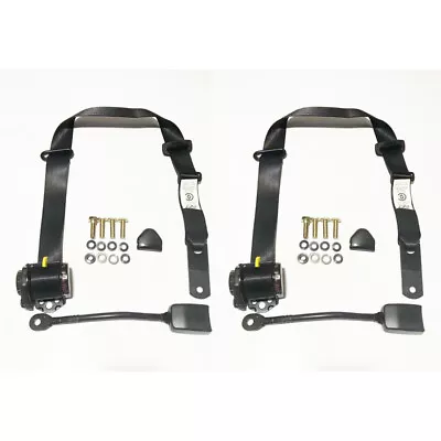 Front Retractable Seat Belt Kit To Suit Mazda RX3 1972-73 Coupe Sedan Station Wa • $295