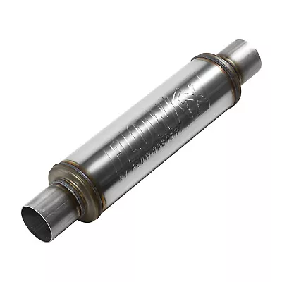 Flowmaster 71416 FlowFX Muffler 2.50 In/Out Center Round Moderate Sound • $50.95