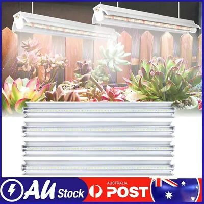 5000K White Full Spectrum LED Grow Light T5 Plant Light Strip V-shaped Reflector • $31.49