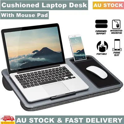 $34.96 • Buy Home/Bed/Sofa Lap Desk Fits Up To 17 Laptop Desk Laptop Stand With Tablet Holder