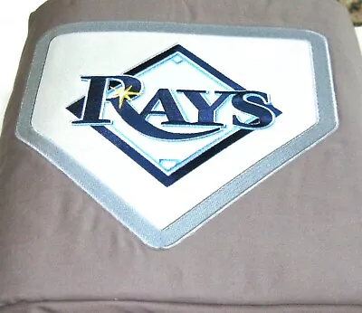 POTTERY BARN MLB Duvet Cover Tampa Rays Patch FULL / QUEEN Charcoal Gray NWT • $59.99