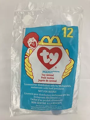 Mcdonalds Ty Beanie Baby Peanut 1998 New In Package/Wrapper • $3.99