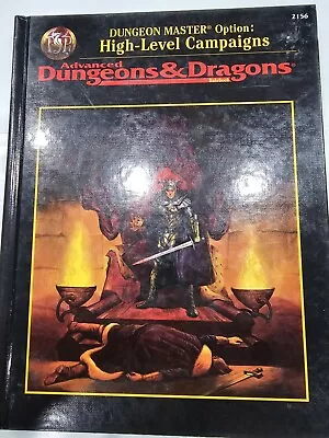 Advanced Dungeons & Dragons Dungeon Master Option: High-Level Campaigns TSR 2156 • $11.99