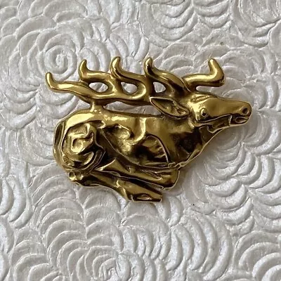 Vintage Moose  Brooch MMA Metropolitan Art • $64