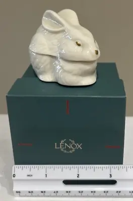 Lenox Fine China Bunny Rabbit Easter Trinket Box Fine Ivory China MADE IN USA • $21.95