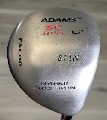 $51.59 • Buy ADAMS Golf 10.5° Driver SC Series 814N Faldo RH Stiff Flex Graphite Shaft