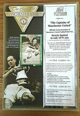 Rare Futera Promo Leaflet For The 1998 The Captains Of Manchester Utd Collection • £1.50