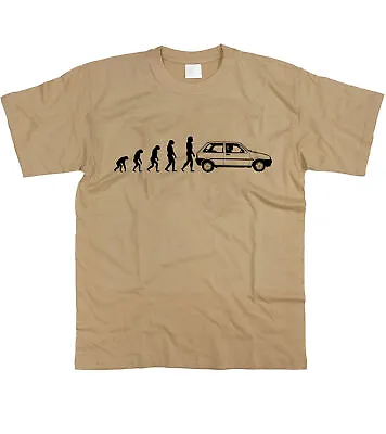 Motorholics Mens Evolution Of Man To Rover Metro AUSTIN MG T-Shirt S - 5XL • £12.99