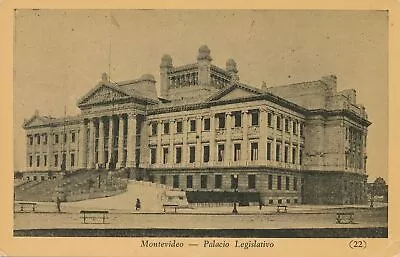 MONTEVIDEO - Palacio Legislativo Postcard - Uruguay • $8.87