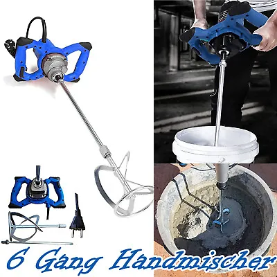 £40.19 • Buy Electric Plaster Paddle Mixer Drill Mortar Paint Cement Stirrer Whisk 2800W 240V