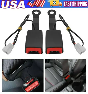 Front Driver Safety Seat Belt Buckle Plug Connector Warning Cable Camlock Duty • $8.69