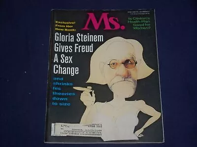 1994 March/april Ms. Magazine - Gloria Steinem Gives Freud A Sex Change -st 6070 • $30