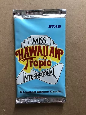 MISS HAWAIIAN TROPIC INTERNATIONAL Sealed Pack 1992 • $15