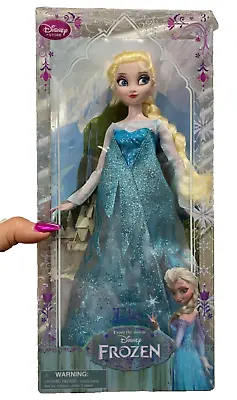 Vintage Disney Frozen Princess Elsa 12  2015 DISNEY STORE CRUISE LINE NEW • $20.99