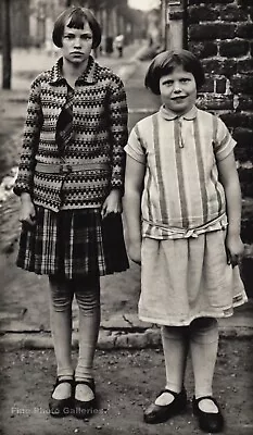 1932 Vintage AUGUST SANDER German Children Girls Koln Photo Gravure Art 11x14 • $129.24