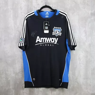 Adidas Climacool MLS San Jose Earthquakes Jersey Mens Large Signed #19 2009/2010 • $85