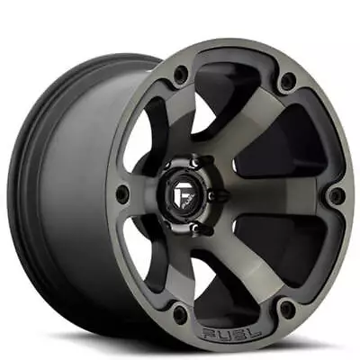 (4) 17  Fuel Wheels D564 Beast Black Machined W Dark Tint Off Road Rims (B42) • $1324